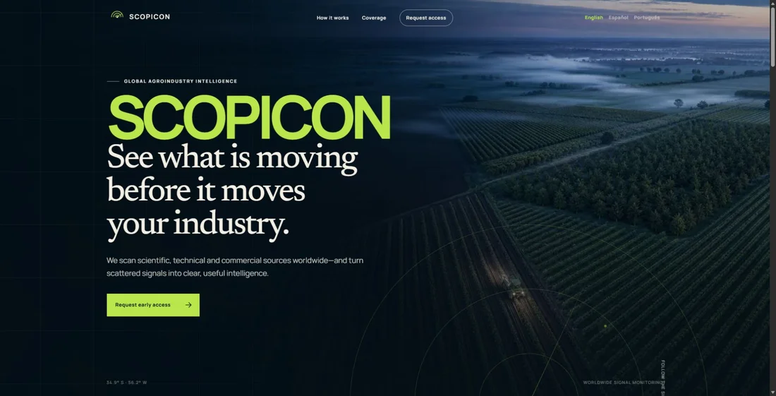 Website screenshot: Scopicon