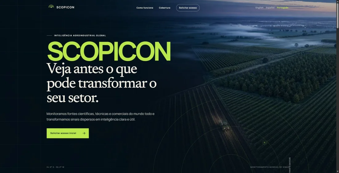Captura do site: Scopicon